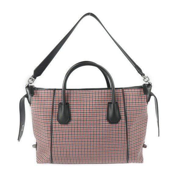 GIVENCHY Givenchy Antigona Soft Medium Handbag BB50F2B0Z0 Wool Leather Red Bl... - Picture 3 of 9